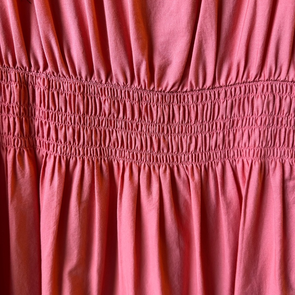 Mauve By Anthro Pink Tiered Ruffled Halter Sundress - Picture 3 of 5